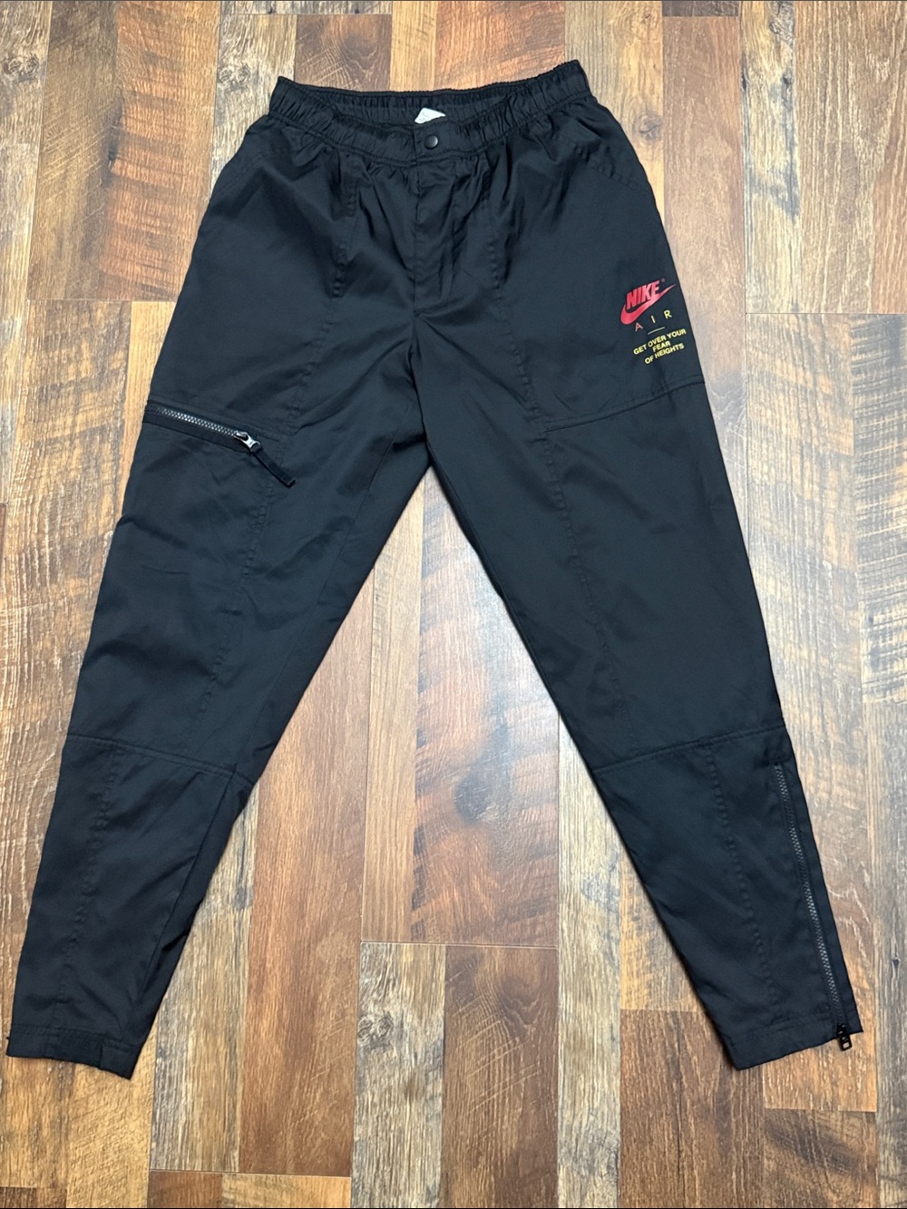 Nike Air Woven Pants Small Black Get Over Your Fear of Heights